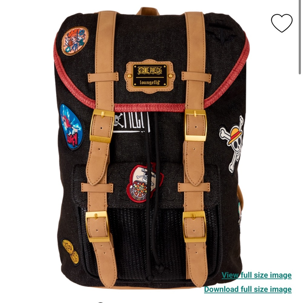 Loungefly SDCC Limited Edition One Piece Drawstring Full-Size Backpack